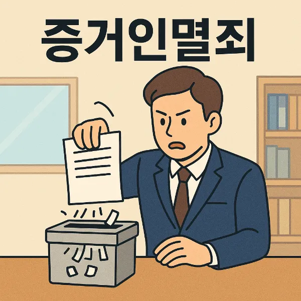 평택아동학대 전문 변호사, 증거인멸죄
